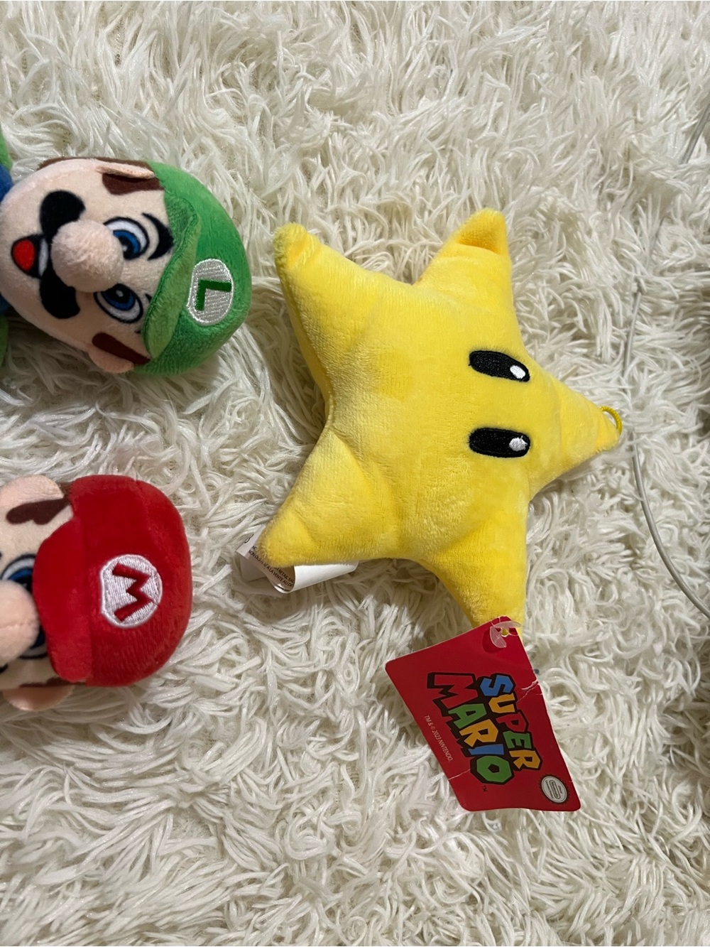 Nintendo Yellow Star Plush Toy - Nintendo Licensed with Mario and Luigi
